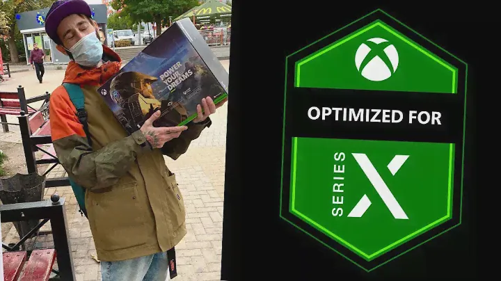 Дождался свой Xbox Series X +распаковка