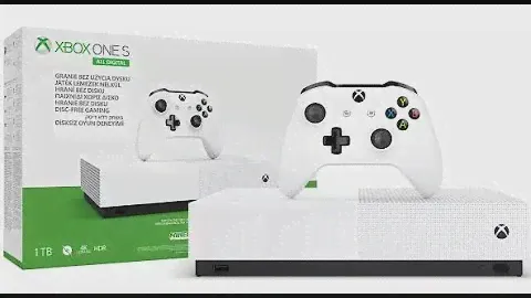 MICROSOFT XBOX ONE S 1TB All-Digital Edition UNBOXING