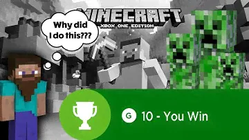 Getting Every Single Achievement in Minecraft Xbox One Edition