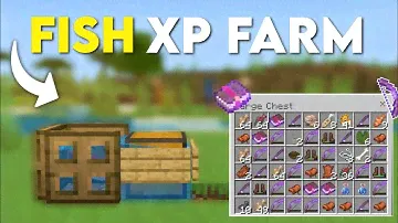 Best AFK Fish Farm In Minecraft Bedrock 1.21 (MCPE/XBOX/PS4)