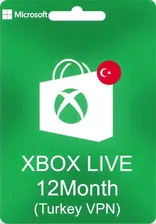 XBox Live Gold 12 Months Membership (Turkey VPN) Buy | Instant Delivery - MTCGAME
