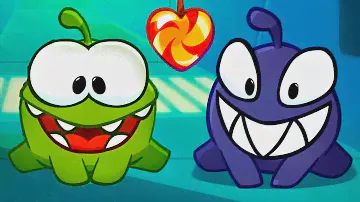 БУКА и Ам Ням #11 Cut the Rope 2. Кид и конфетный монстры - Лямзи, Тося и Блюз - пурумчата