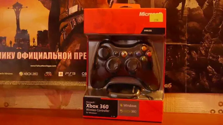 XBOX360 Wireless controller for Windows - обзор-распаковка