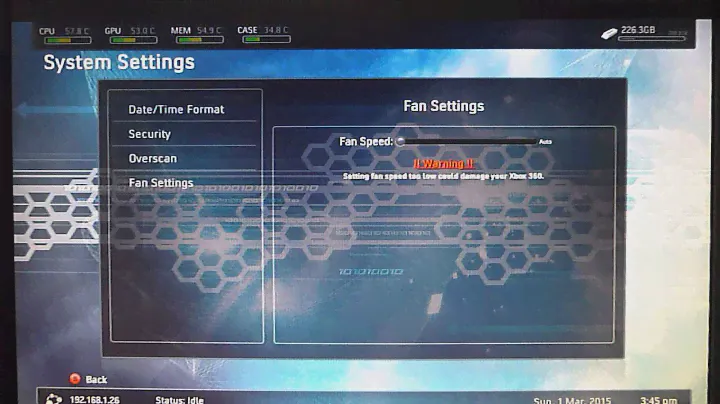 xbox 360 fan setting freeboot настройка оборотов кулера на фрибуте
