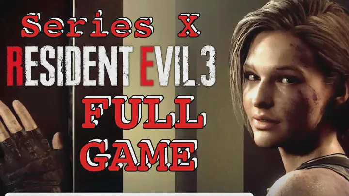 RESIDENT EVIL 3 REMAKE FULL GAME walkthrough ON XBOX series X no commentary