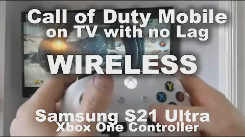 Как подключить Samsung S21 Ultra Call of Duty к контроллеру Xbox на телевизоре | Беспроводная связь без задержек.
