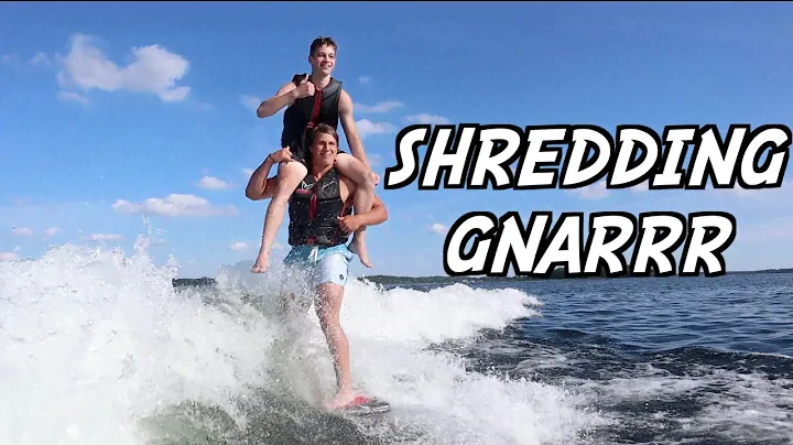 Surfing Behind Super Air Nautique GS24