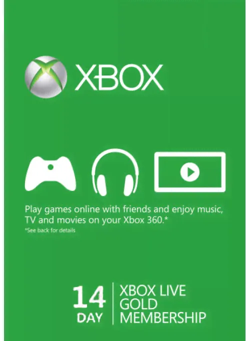 Xbox LIVE Gold 14 дней (Пробная) Карта подписки-0